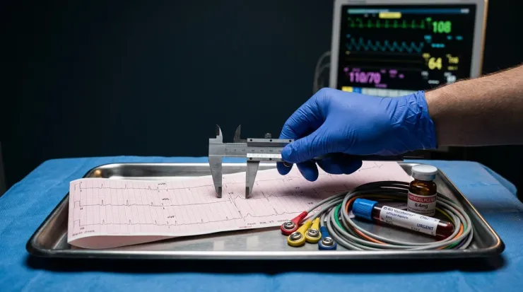 Illustration for Life-Saving Cardiac Care: Chest Pain Red Flags, 12-Lead EKG, and When to Go to the ER