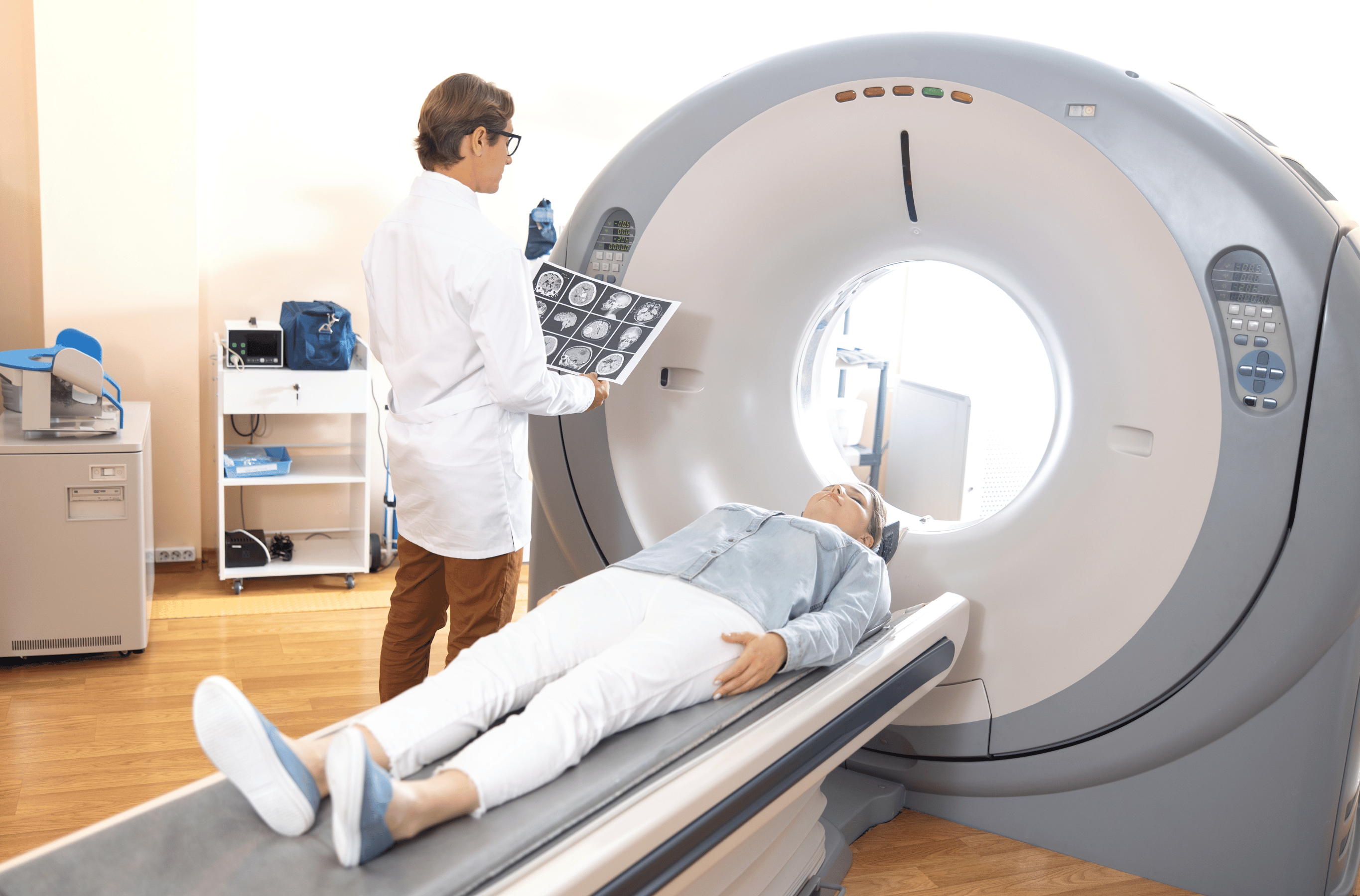 Illustration for CT Scan treatment at Bellaire ER