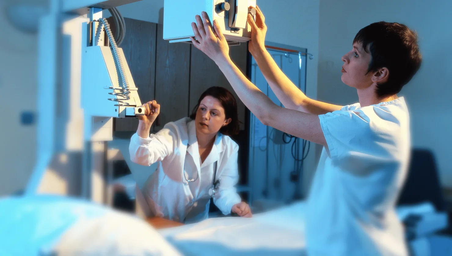 Illustration for X-ray treatment at Bellaire ER